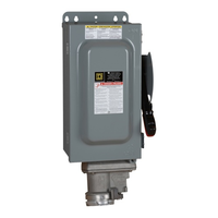 H362AWC | SWITCH FUSIBLE HD 60A /CR-HI RECEPTACLE | Square D