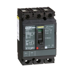Square D HDL36020 Circuit breaker, PowerPacT H, 20A, 3 pole, 600VAC, 14kA, lugs, thermal magnetic, 80% | Blackhawk Supply
