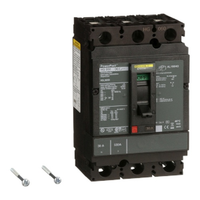 HGL36100 | PowerPact H-Frame Molded Case Circuit Breakers Circuit breaker, PowerPact H, thermal magnetic, 100A, 3 pole, 600V, 18kA | Square D