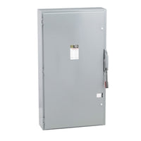 HU365 | Safety switch, heavy duty, non fusible, 400A, 3 wire, 3 poles, 350hp, 600VAC/DC, Type 1 | Square D