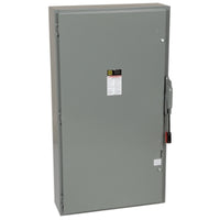 HU366 | Safety switch, heavy duty, non fusible, 600A, 3 wire, 3 poles, 500hp, 600VAC/DC, Type 1 | Square D