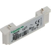 LAD4RCU | TeSys D, RC transient suppressor, 110 to 250 VAC, for LC1D09 to LC1D38, mounts on right side in cavity | Square D by Schneider Electric