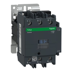 Square D LC1D95BD IEC contactor, TeSys Deca, nonreversing, 95A, 60HP at 480VAC, 3 phase, 3 pole, 3 NO, 24VDC coil, open style | Blackhawk Supply