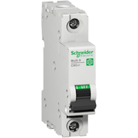 M9F21101 | Multi 9 Miniature circuit-breaker- C60SP, 1P, 1 A, B Curve, 277 V, 10 kA, UL 1077 | Square D