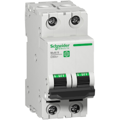Square D M9F21208 Multi 9 Miniature circuit-breaker - C60SP, 2P, 8 A, B Curve, 480Y/277 V, 10 kA, UL 1077 | Blackhawk Supply