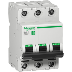 Square D M9F21332 Multi 9 - C60SP Miniature circuit-breaker, 3P, 32 A, B Curve, 480Y/277 V, 10 kA, UL 1077 | Blackhawk Supply