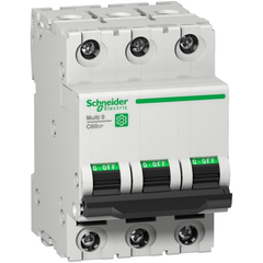 Square D M9F23316 Multi 9 - C60SP Miniature circuit-breaker, 3P, 16 A, D Curve, 480Y/277 V, 10 kA, UL 1077 | Blackhawk Supply