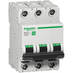 Square D M9F22340 Miniature circuit breaker (MCB), Multi9 C60SP, 3P, 40A, C curve, 5kA (UL1077), 10kA (IEC/EN 60947-2) | Blackhawk Supply