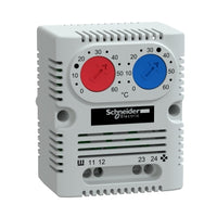 NSYCCOTHD | ClimaSys CC - double thermostat 250V - range of temperature 0…60°C - 1NO/NC - °C | Square D