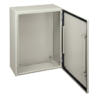 NSYCRN64200 | Spacial CRN Plain Door Without Mount Plate, H600xW400xD200, IP66, IK10, Grey RAL7035 | Square D