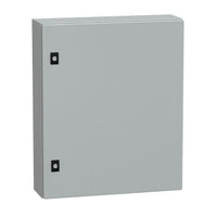 NSYCRN65150 | Spacial CRN Plain Door Enclosure w/o Mounting Plate. H600xW500xD150 IP66 IK10 RAL7035 | Square D