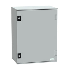 Square D NSYPLM43G Thalassa Wall-Mounting Enclosure, Polyester Monobloc, IP66, 430Hx330Wx200Dmm, Grey RAL 7035 | Blackhawk Supply