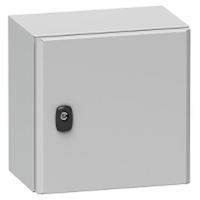 NSYS3D6425 | Spacial S3D Plain Door w/o Mounting Plate. H600xW400xD250.IP66 IK10 RAL7035 | Square D