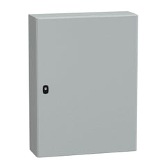 Square D NSYS3D8620P Spacial S3D plain door with Mounting Plate. H800xW600xD200.IP66 IK10 RAL7035.  | Blackhawk Supply