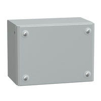NSYSBM152012 | Metal Industrial Box Plain Door H150xW200xD120 IP66 IK10 RAL 7035 | Square D by Schneider Electric