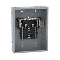 QO112L125PG | Load center, QO, 1 phase, 12 spaces, 12 circuits, 125A convertible main lugs, PoN, NEMA1, gnd bar, UL | Square D