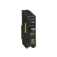QO120HM | Mini circuit breaker, QO, 20A, 1 pole, 120VAC, 10kA, high magnetic, plug in mount | Square D
