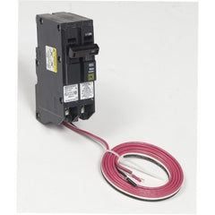 Square D QO230PL5392 Mini circuit breaker, QO, 30A, 2 pole, 120/240 VAC, 10 kA, Powerlink, plug in mount, 48 in leads  | Blackhawk Supply