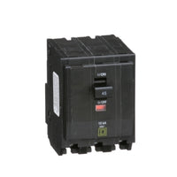 QO345 | Miniature circuit breaker, QO, 45A, 3 pole, 120/240 VAC, 10 kA, plug in mount | Square D by Schneider Electric