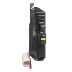 Square D QOB115GFI Mini circuit breaker, QO, 15A, 1 pole, 120 VAC, 10 kA, 6mA grd fault A, pigtail, bolt on mount  | Blackhawk Supply