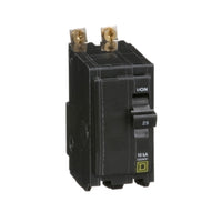 QOB225 | Mini circuit breaker, QO, 25A, 2 pole, 120/240 VAC, 10 kA, bolt on mount | Square D by Schneider Electric