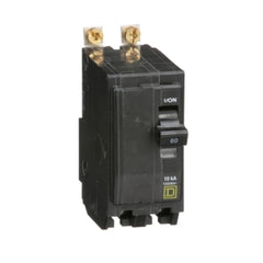 Square D QOB260 QO Miniature circuit-breaker, 60 A, 2 pole, 120/240 V, 10 kA, bolt on | Blackhawk Supply
