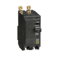 Square D QOB260 QO Miniature circuit-breaker, 60 A, 2 pole, 120/240 V, 10 kA, bolt on  | Blackhawk Supply