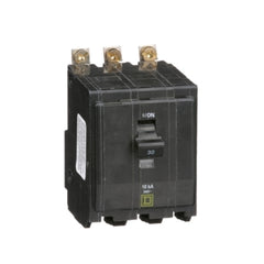 Square D QOB330 Mini circuit breaker, QO, 30A, 3 pole, 120/240 VAC, 10 kA, bolt on mount | Blackhawk Supply