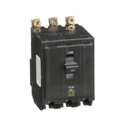 Square D QOB350 Miniature Circuit Breaker (QOB) Standard, 50A, 3-Pole, 240 Vac, 3-Phase, Bolt-On  | Blackhawk Supply