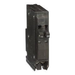 Square D QOT1520 MINIATURE CIRCUIT BREAKER, QO Tandem, 15/20 A, 1P, 120/240 V, 10 kA, Plug in | Blackhawk Supply