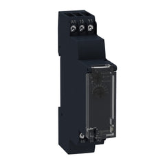 Square D RE17RBMU Modular timing relay, Harmony, 8A, 1CO, 1s..100h, single interval relay, 24V DC 24...240V AC DC | Blackhawk Supply