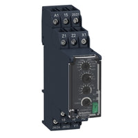 RE22R2MYMR | Zelio Modular Timing Relay, 0.5s - 300h, 24V AC, 4 C/O, 8A, IP50 | Square D