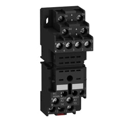 Square D RXZE2M114 Zelio, plugin relay socket, mixed contact, 10 A, 250 V, screw clamp, for RXM2 or RXM4 relays | Blackhawk Supply