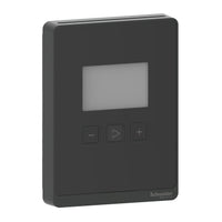 SLABLC2 | SpaceLogic SLA Series Sensor, Room, CO2, Humidity, Temperature, Segmented LCD, Analog Outputs with Optimum Black Housing | Schneider Electric