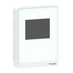 Schneider Electric SLAWTC2 SpaceLogic SLA Series Air Quality Sensor, CO2, Humidity, Temperature, Room, Color Touchscreen, Optimum White Housing | Blackhawk Supply