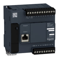 TM221C16R | Modicon M221, Logic controller, 16 inputs/outputs, 7 relay outputs, 100…240 V AC | Square D