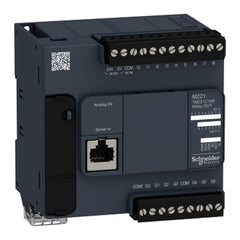 Square D TM221C16R Modicon M221, Logic controller, 16 inputs/outputs, 7 relay outputs, 100…240 V AC | Blackhawk Supply