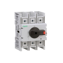 Square D VLS3P030R2 Disconnect switch, TeSys VLS, body switch, 30A, 20HP at 480VAC, UL98, three phase, 50kA SCCR, size 2, DIN rail mount | Blackhawk Supply