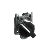 XB4BD21 | Harmony, 22mm Push Button, 2 position selector switch, black, maintained, 1 NO, 600 V | Square D