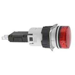 Square D XB6AV4BB Complete pilot light, Harmony XB6, round red, plastic, 16mm, integral LED 12...24V | Blackhawk Supply