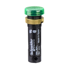 Square D XVLA333 Pilot Light 12mm - IP40/IP65 - Green - Covered LED Included - 24V - Lugs | Blackhawk Supply