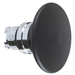 Square D ZB4BR2 Head for non illuminated pushbutton, Harmony XB4, mushroom 60mm, metal, black, 22mm, spring return | Blackhawk Supply