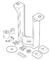 AV-496 | Linkage Kit For Assembling MK-8xxx Actuators to VB-9000 (2-1/2 TO 6