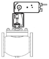 VS-8223-596-5-14 | VB: 4 in, 2W, Globe, FLG, UC, BR, 145 cv, 125 PSI; Act (MS61-7203): Elec, Prop, 2-10 VDC/4-20 mAdc, SR, NC, 24 VAC/VDC, App | Schneider Electric