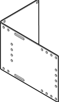 AM-301 | 90 Degree Angle Mounting Bracket, For Use With Oil-Submerged Gear Train Damper Actuators | Schneider Electric