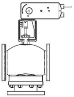 VS-8303-596-5-14 | VB: 4 in, 3W Mix/Div, Globe, FLG, UC, BR, 190 cv, 35 PSI; Act (MS61-7203): Elec, Prop, 2-10 VDC/4-20 mAdc, SR, 24 VAC/VDC, App, | Schneider Electric