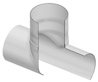 280-101951 | 10X10 PVC STUB SADDLE SOCKET LOW HEAD PIP | (PG:300) Spears