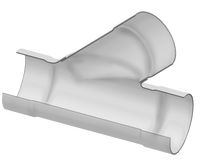 2875-200 | 20 PVC WYE SOCKET LOW HEAD PIP N.P.R. | (PG:300) Spears