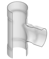 3301-626PXI | 10X6 PVC REDUCING TEE SOCKET 125PIPXIPS | (PG:339) Spears