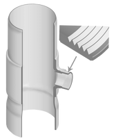 300-202244 | 15X3 PVC REDUCING TEE SOCXSPIGOTXFPT 100PIP | (PG:320) Spears